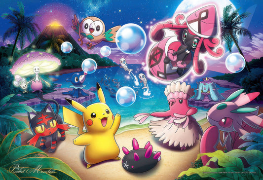 Ensky 108-L729　Pokemon • Akala Moonlight (Akara Moonlight)　108 Pieces Jigsaw Puzzle