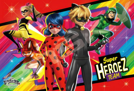 Ensky 108-L776　Ladybug & Cat Noir • Super Heroez　108 Pieces Jigsaw Puzzle