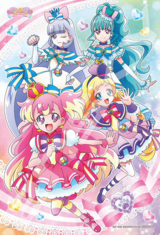 Ensky 108-L900　Wonderful Pretty Cure! • Power of Bonds!　108 Pieces Jigsaw Puzzle