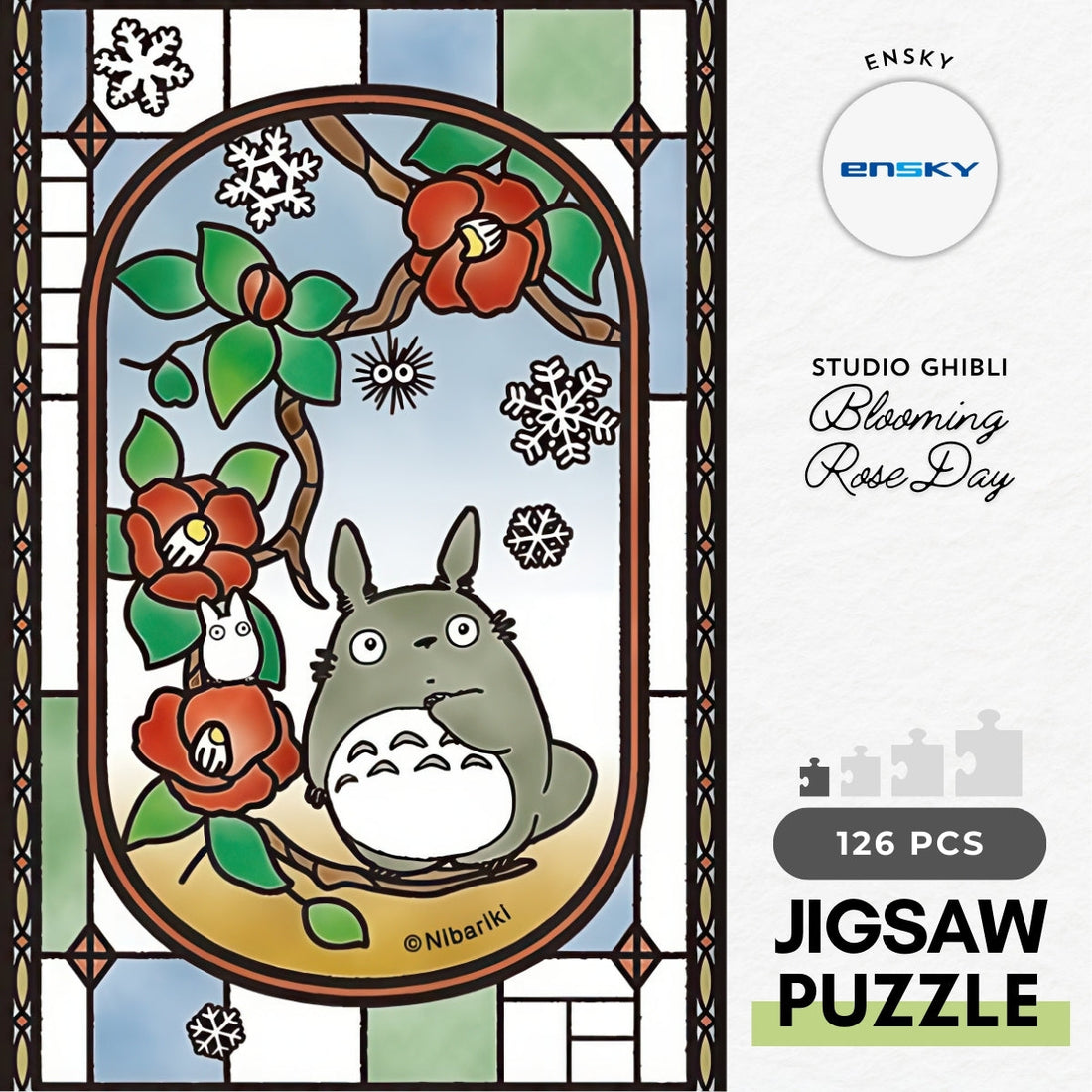 ensky-126-ac07-my-neighbor-totoro-blooming-rose-day-126-pieces-crystal-jigsaw-puzzle