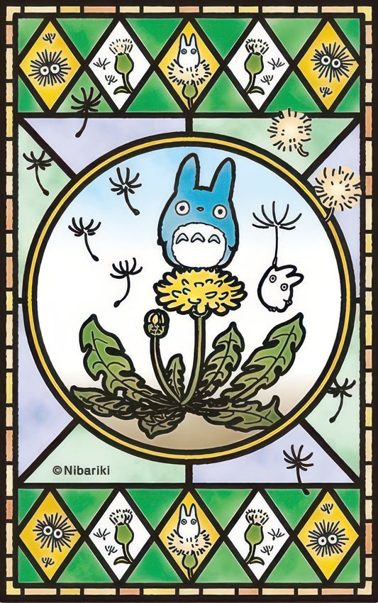 Ensky 126-AC08　My Neighbor Totoro • Popping Dandelion Day　126 Pieces Crystal Jigsaw Puzzle