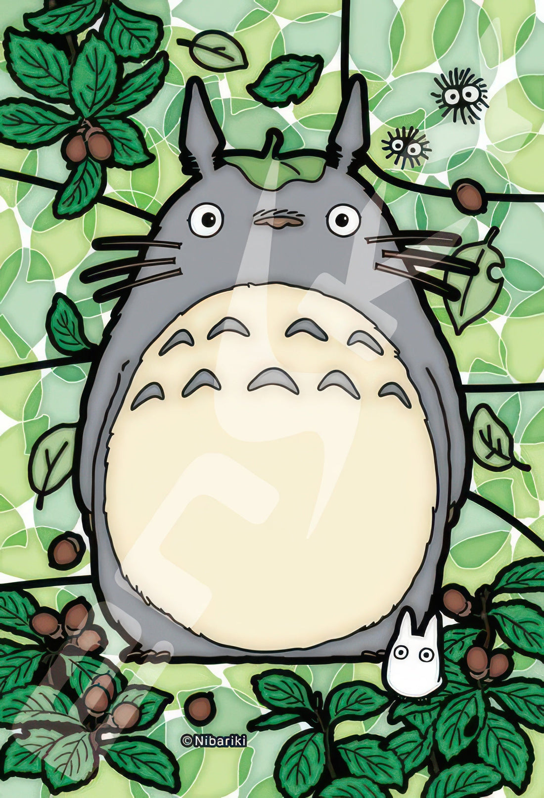 ensky-126-ac34-my-neighbor-totoro-lord-of-tsukamori-forest-126-pieces-crystal-jigsaw-puzzle