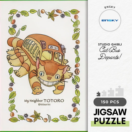 Ensky 150-G04　My Neighbor Totoro • Cat Bus Departs!　150 Pieces Jigsaw Puzzle