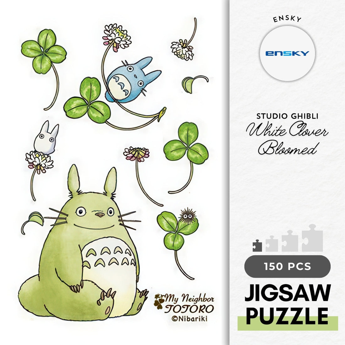 ensky-150-g09-my-neighbor-totoro-white-clover-bloomed-150-pieces-jigsaw-puzzle