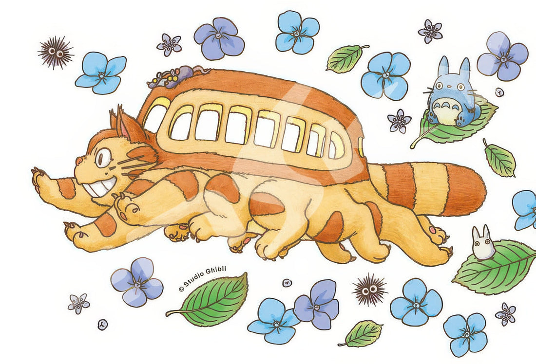 ensky-150-g58-my-neighbor-totoro-hydrangea-and-cat-bus-150-pieces-jigsaw-puzzle