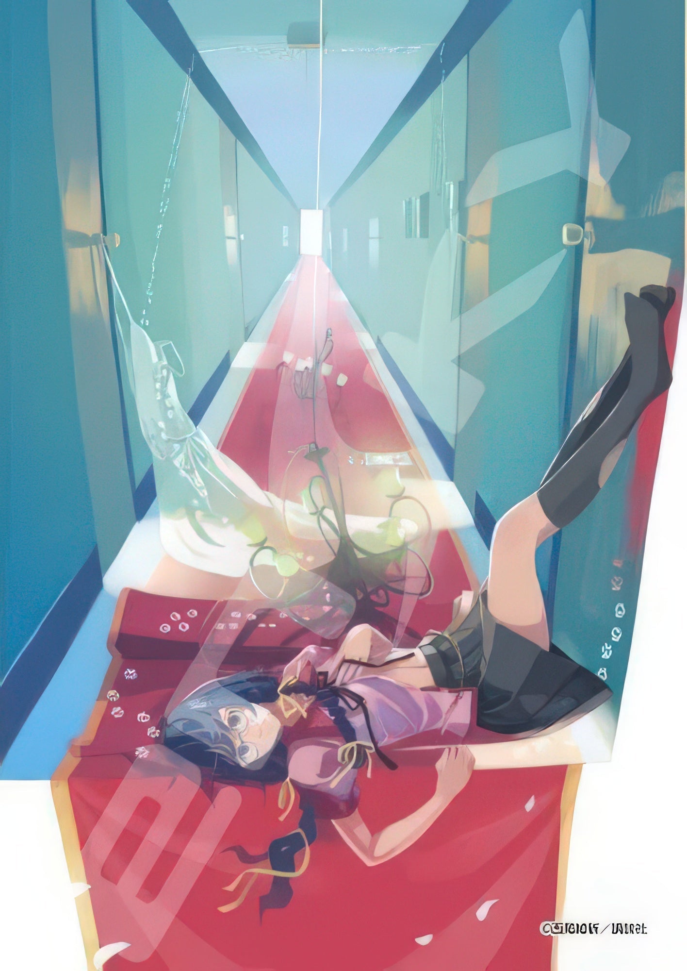 ensky-208-010-[monogatari-series]-nekomonogatari-(black)-208-pieces-jigsaw-puzzle