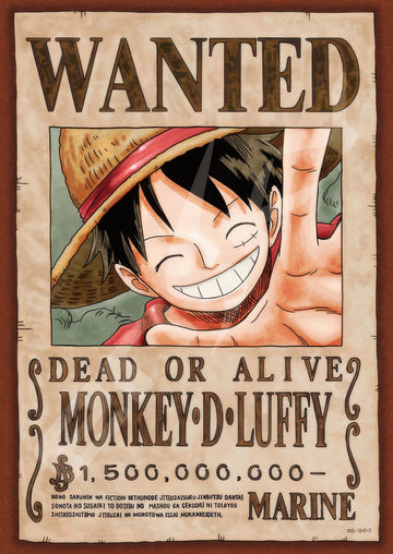 ensky-208-034-wanted-poster:-monkey-d.-luffy-208-pieces-jigsaw-puzzle
