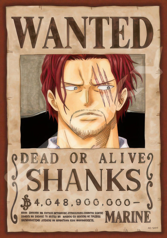 Ensky 208-072　One Piece • Shanks Wanted Poster　208 Pieces Jigsaw Puzzle