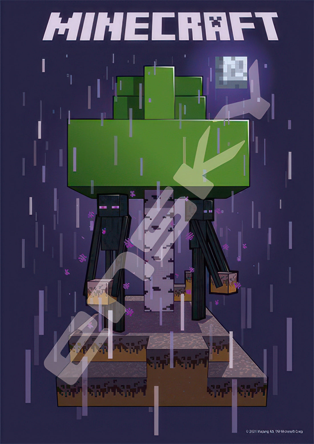 ensky-208-083-minecraft-enderman-208-pieces-jigsaw-puzzle