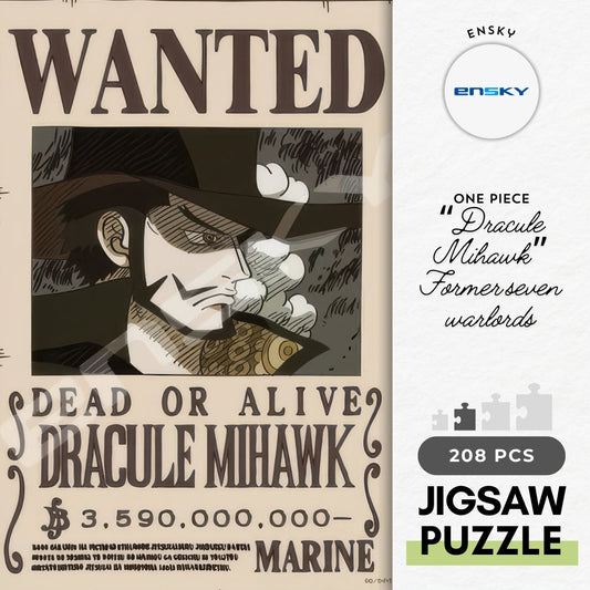 Ensky 208-146　One Piece • Dracule Mihawk, Former Seven Warlords　208 Pieces Jigsaw Puzzle