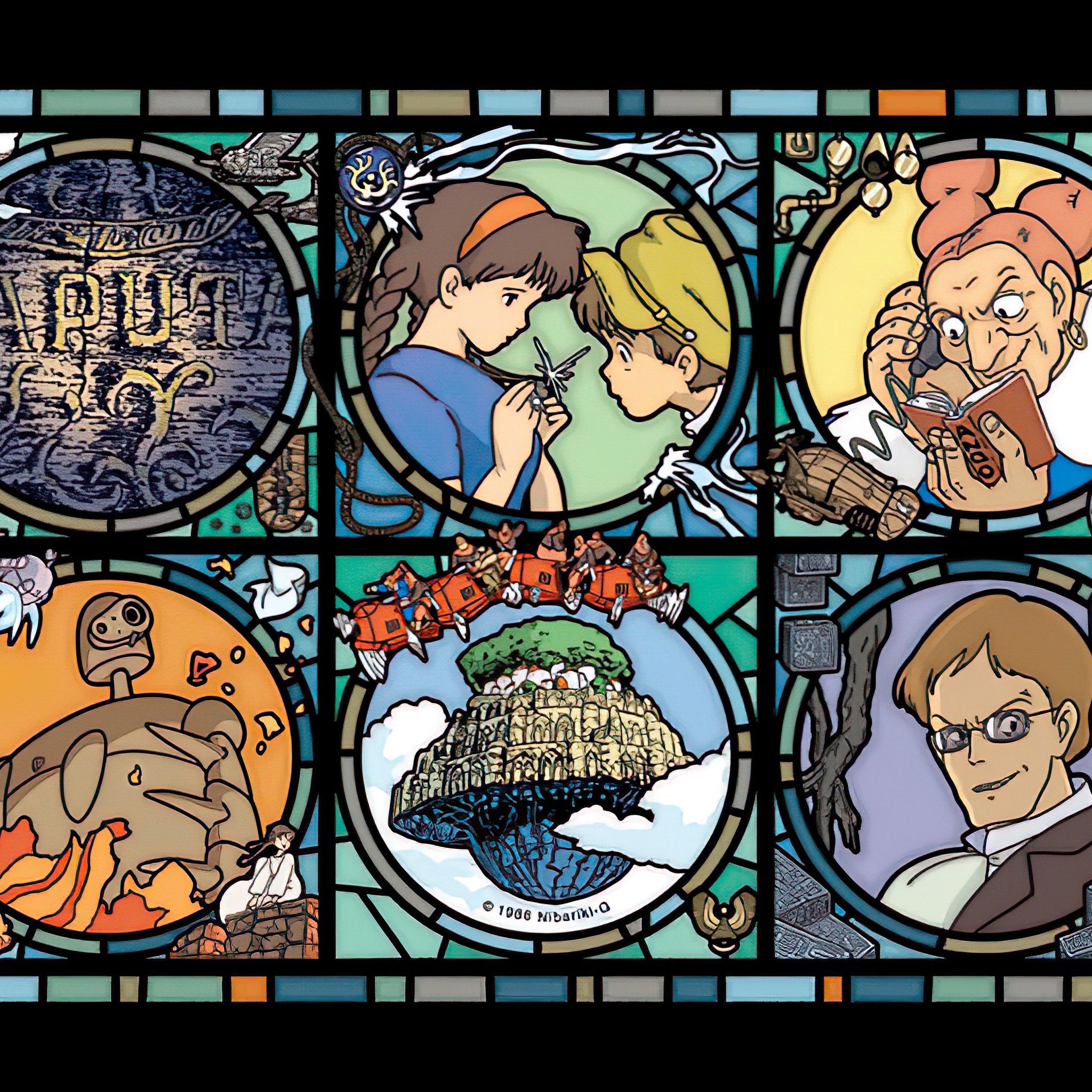 Ensky â€¢ Studio Ghibli â€¢ Castle in the Sky Newsã€€208 PCSã€€Crystal Jigsaw Puzzle