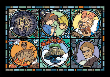 Ensky • Studio Ghibli • Castle in the Sky News　208 PCS　Crystal Jigsaw Puzzle