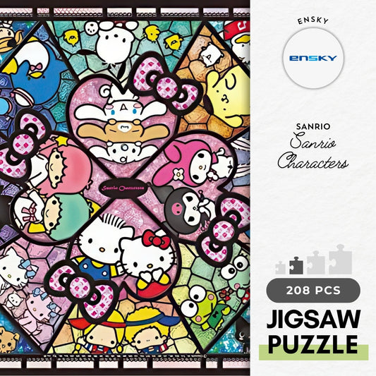 Ensky 208-AC16　Sanrio Characters　208 Pieces Crystal Jigsaw Puzzle