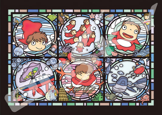 Ensky â€¢ Studio Ghibli â€¢ Ponyo Sea Newsã€€208 PCSã€€Crystal Jigsaw Puzzle