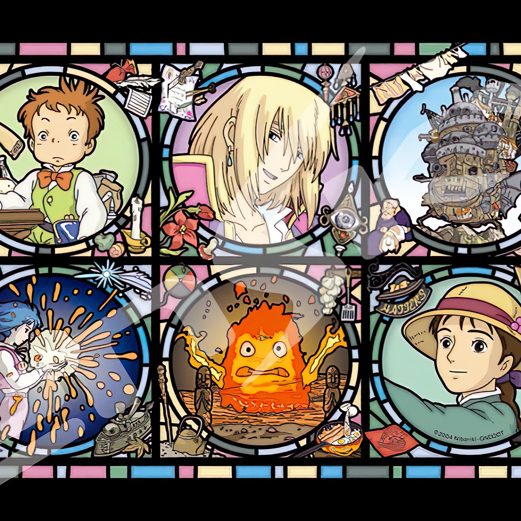 Ensky â€¢ Studio Ghibli â€¢ Moving Castle Newsã€€208 PCSã€€Crystal Jigsaw Puzzle