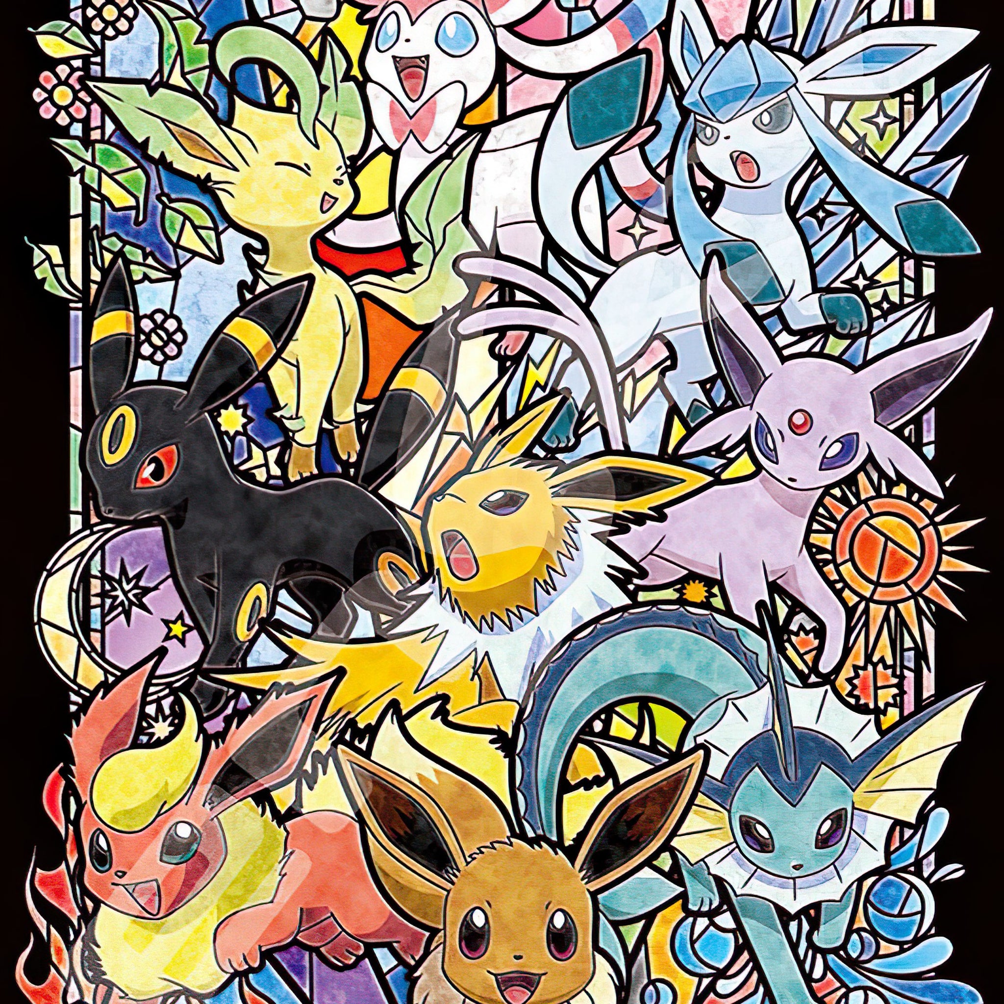 Ensky â€¢ Pokemon â€¢ Eevee Evolutionsã€€208 PCSã€€Crystal Jigsaw Puzzle