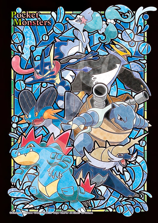 Ensky â€¢ Pokemon â€¢ Water Typeã€€208 PCSã€€Crystal Jigsaw Puzzle