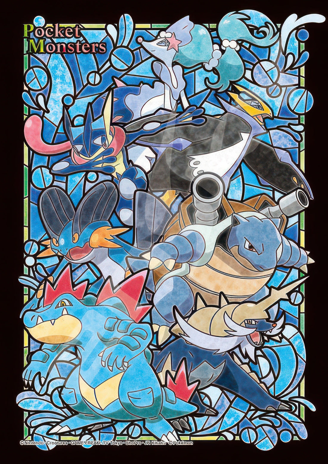 ensky-208-ac53-pokemon-water-type-208-pieces-crystal-jigsaw-puzzle