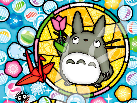 Ensky â€¢ My Neighbor Totoro â€¢ Marbles Totoroã€€208 PCSã€€Crystal Jigsaw Puzzle