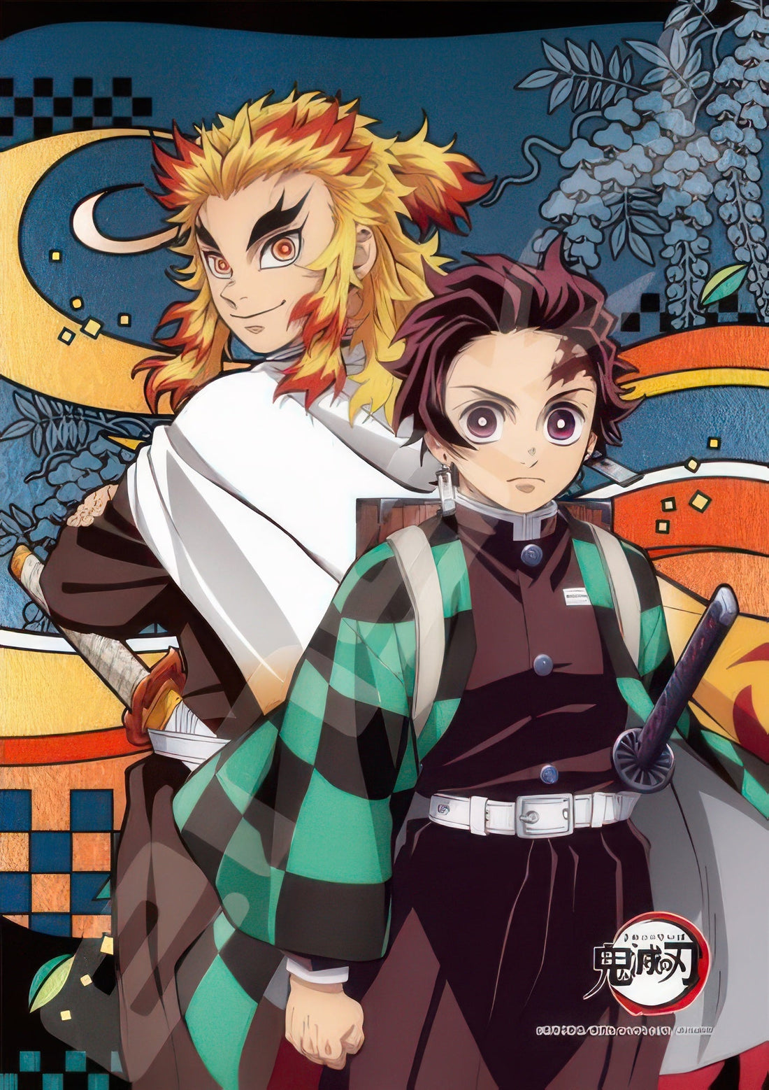 ensky-208-ac68-demon-slayer-kimetsu-no-yaiba-tanjiro-and-kyojuro-208-pieces-crystal-jigsaw-puzzle