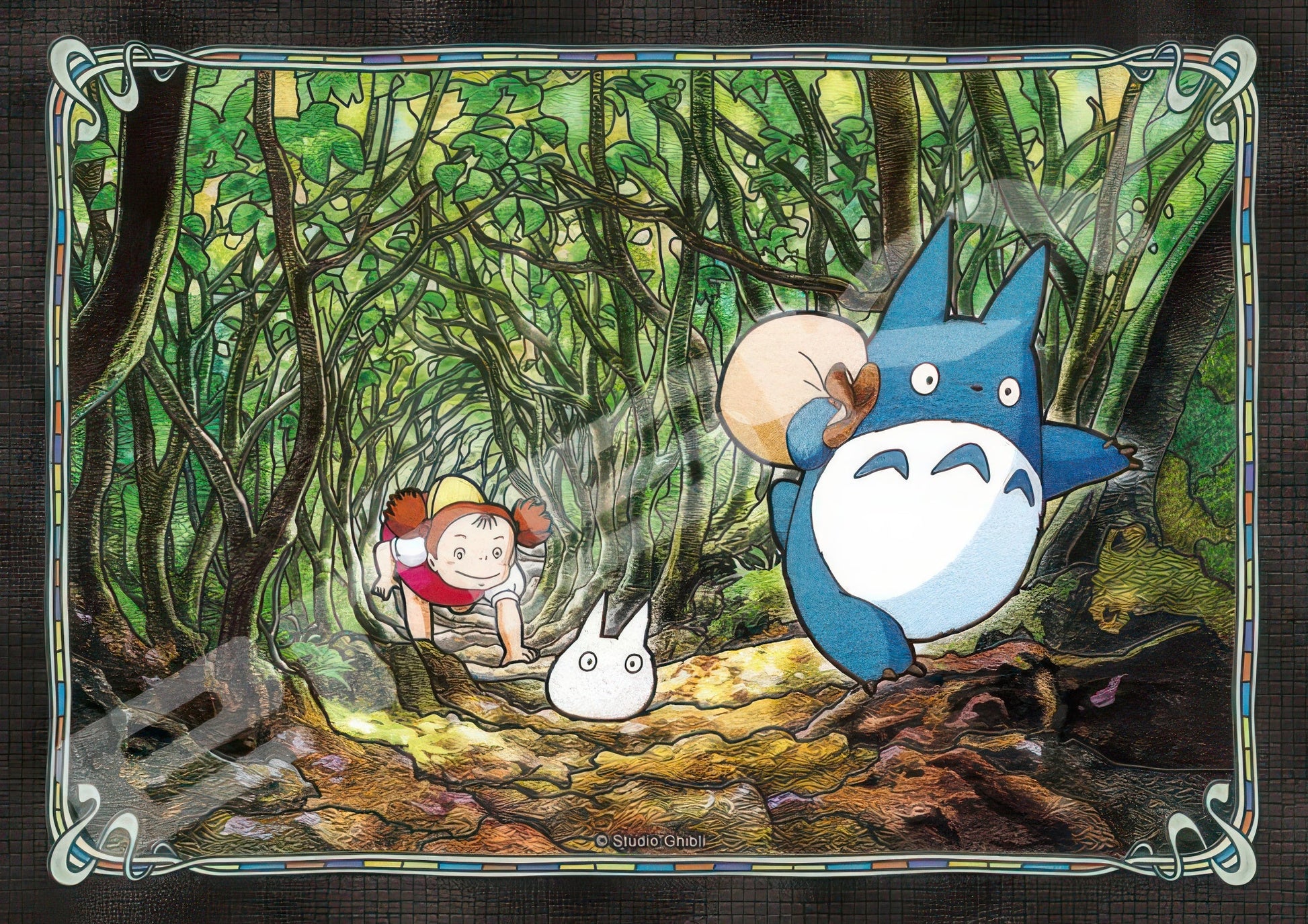 ensky-208-ac69-secret-tunnel-(my-neighbor-totoro)-208-pieces-jigsaw-puzzle