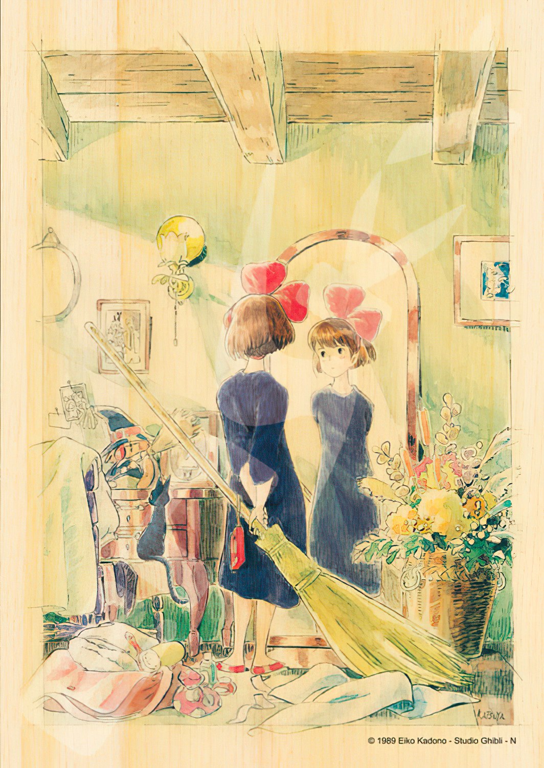 Ensky • Studio Ghibli • Light-filled Room　208 PCS　Wooden Jigsaw Puzzle