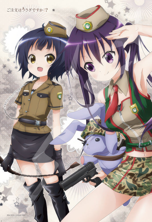 Ensky 300-1189　Is the Order a Rabbit? • Let's! CQC! (Rize & Maya)　300 Pieces Jigsaw Puzzle