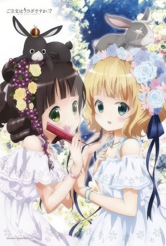 Ensky 300-1190　Is the Order a Rabbit? • Midnight Secret (Chiya & Sharo)　300 Pieces Jigsaw Puzzle