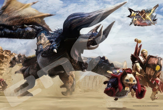 Ensky 300-1192　Monster Hunter XX • Bloodlust Diablos　300 Pieces Jigsaw Puzzle