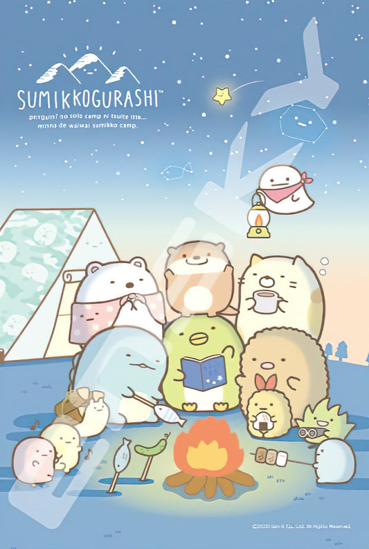 Ensky â€¢ Sumikko Gurashi â€¢ Kawauso and Sumikko Campã€€300 PCSã€€Jigsaw Puzzle