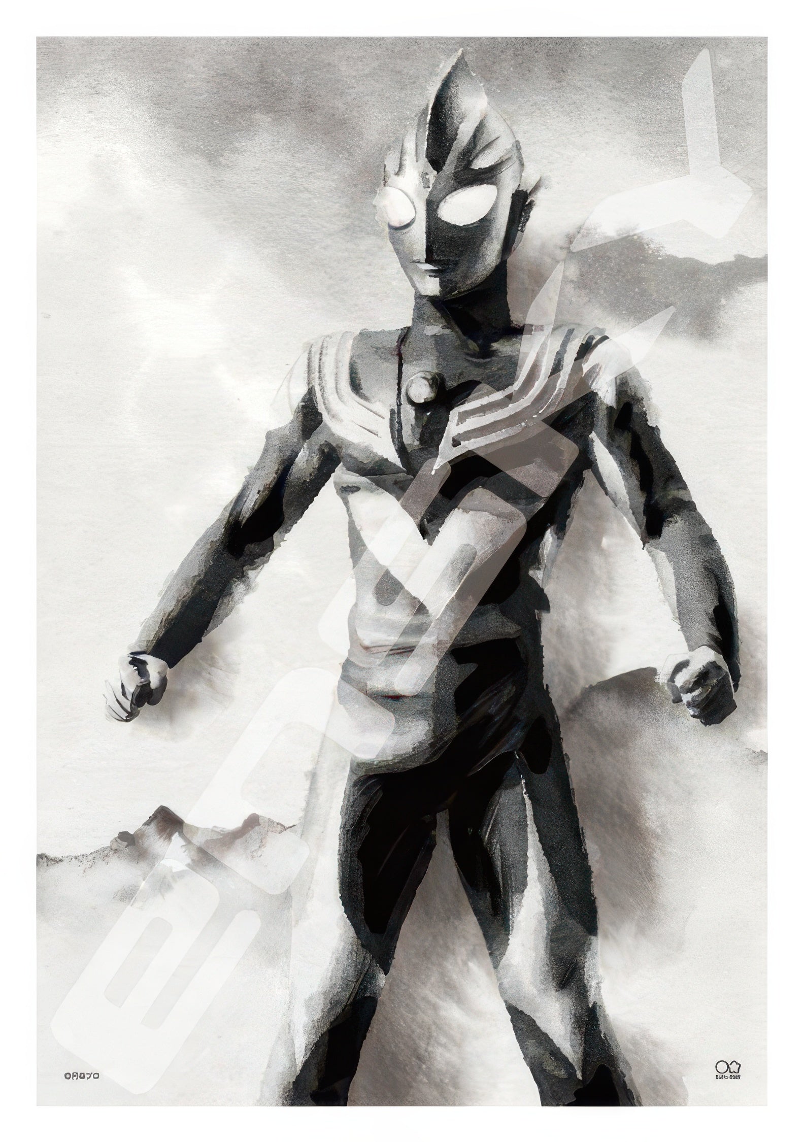 ensky-300-1795-ink-painting-art-"ultraman-tiga"-300-pieces-jigsaw-puzzle