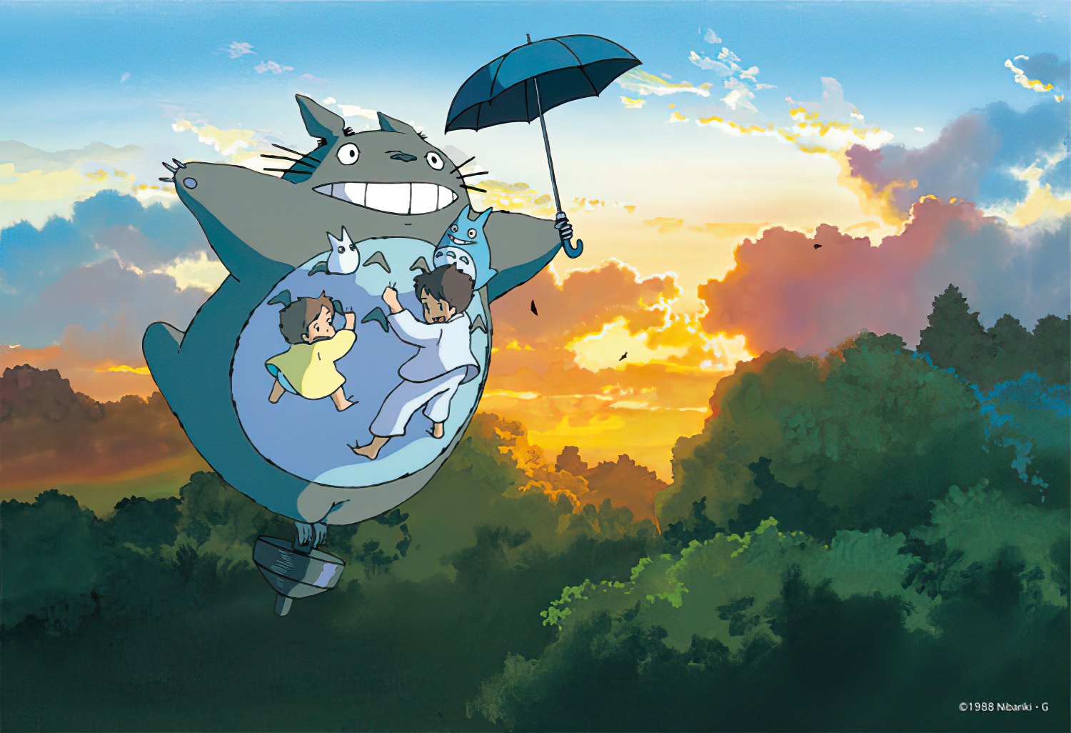 Ensky • My Neighbor Totoro • Arrived in Heaven　300 PCS　Jigsaw Puzzle