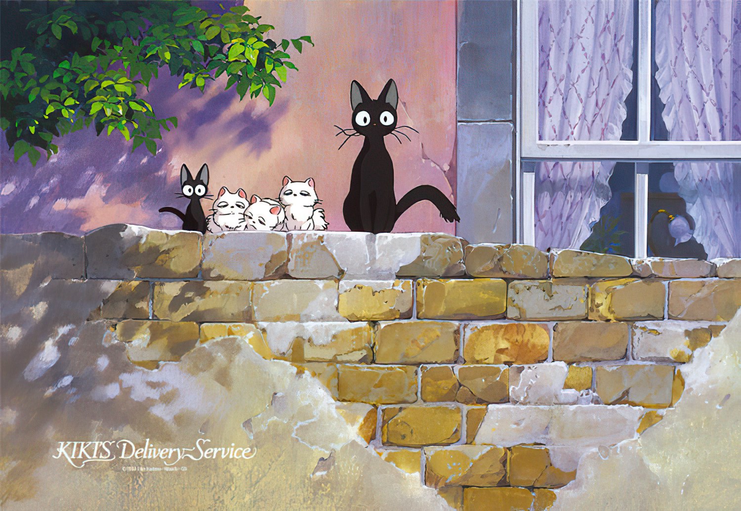 Ensky â€¢ Studio Ghibli â€¢ Jiji and Childrenã€€300 PCSã€€Jigsaw Puzzle