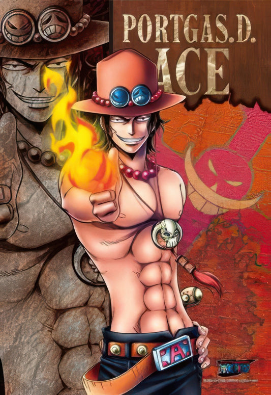 Ensky 300-333　One Piece • Whitebeard Pirates Portgas D. Ace　300 Pieces Jigsaw Puzzle