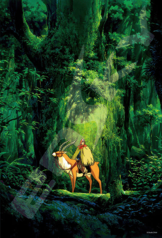 Ensky 300-421　Princess Mononoke • Departure　300 Pieces Jigsaw Puzzle