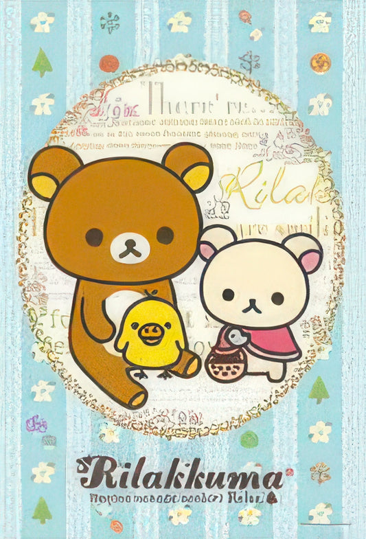 Ensky 300-508　Relaxing Rilakkuma　300 Pieces Jigsaw Puzzle