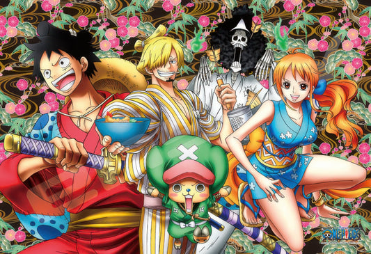 Ensky 300-AC043　One Piece • Wano Country (1)　300 Pieces Crystal Jigsaw Puzzle