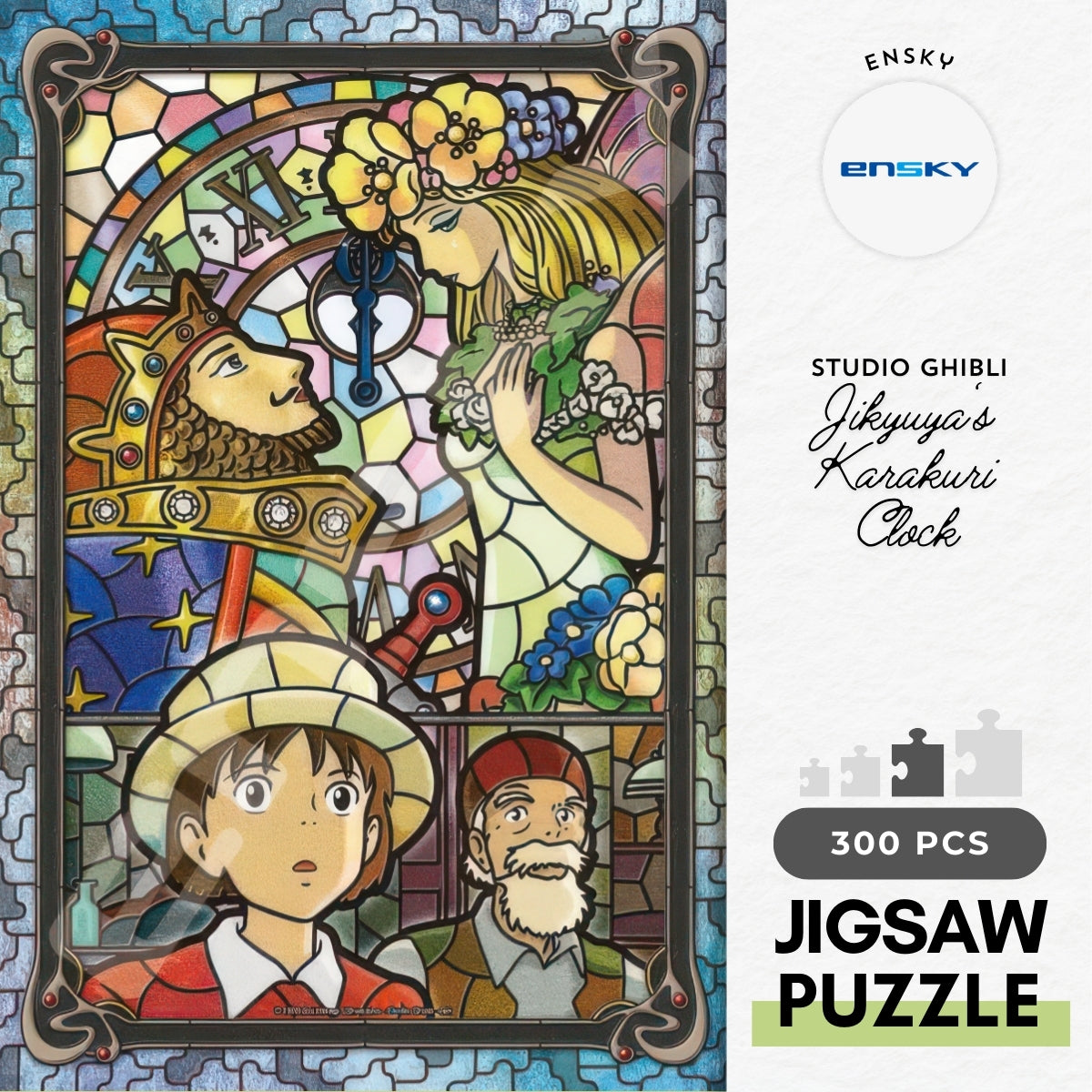 ensky-300-ac063-spirited-away-jikyuya-s-karakuri-clock-300-pieces-crystal-jigsaw-puzzle