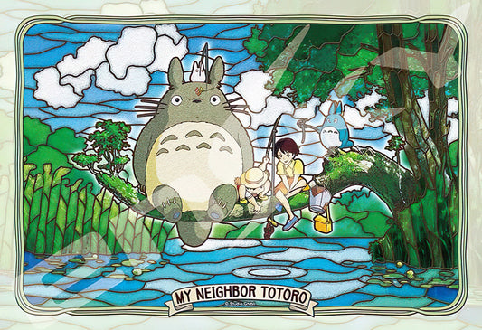 Ensky • My Neighbor Totoro • What Will We Catch?　300 PCS　Crystal Jigsaw Puzzle