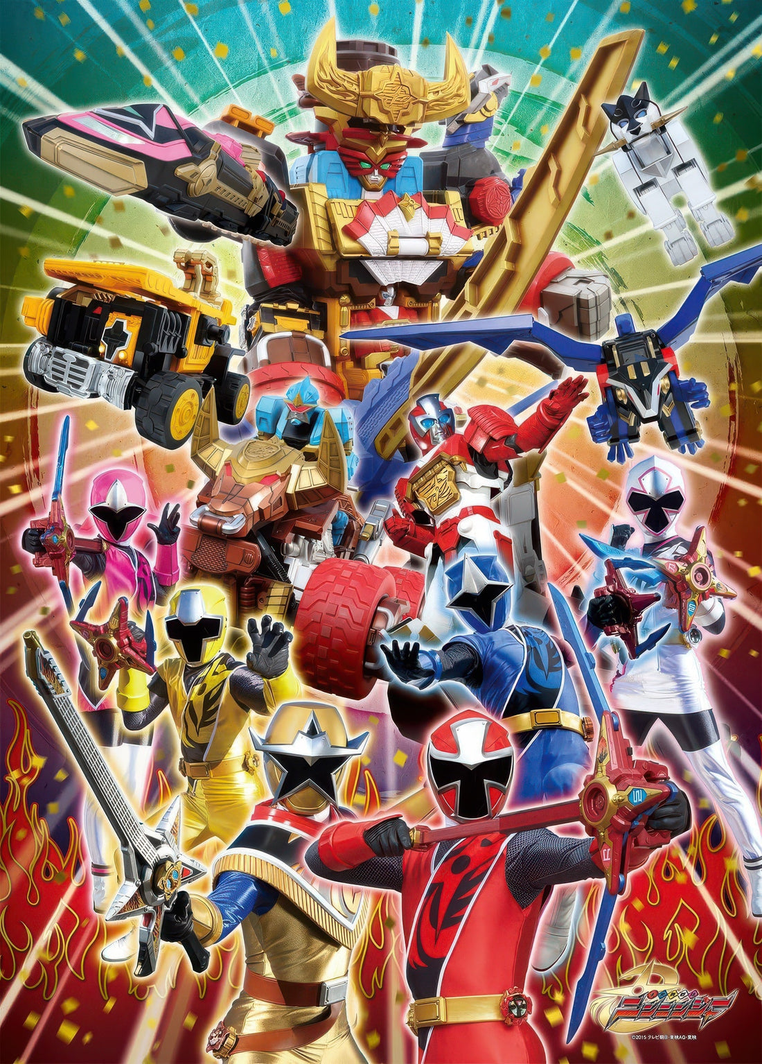 ensky-300-l398-shuriken-sentai-ninninger-king-shuri-kenjin-300-pieces-jigsaw-puzzle