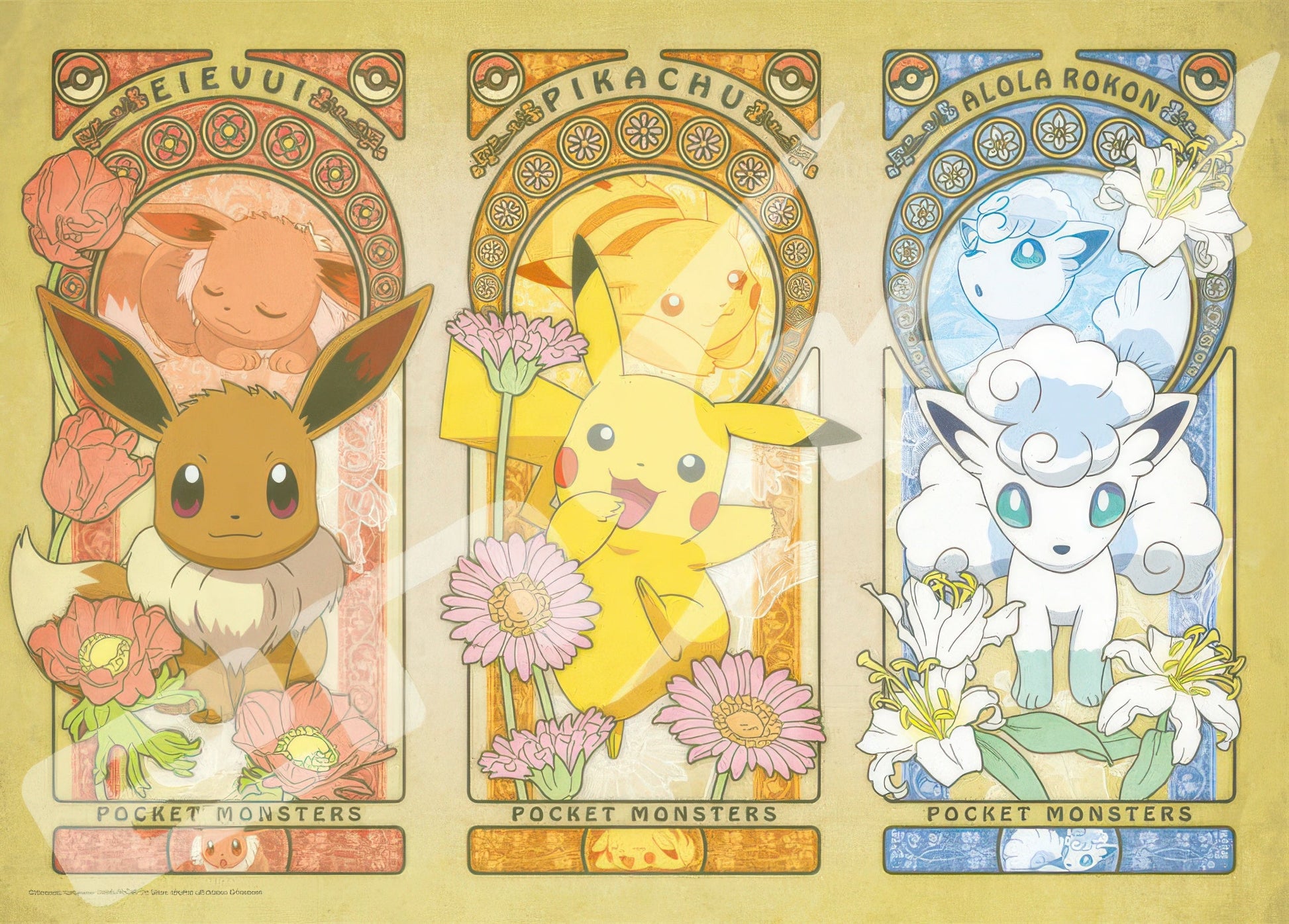 ensky-300-l554-flowers-and-pokémon-300-pieces-jigsaw-puzzle