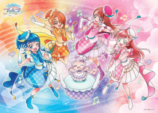 Ensky 300-L580　Expanding Sky! Pretty Cure Sing a Song　300 Pieces Jigsaw Puzzle