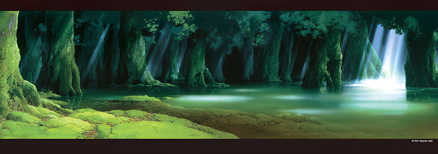 Ensky • Studio Ghibli • Shishigami Forest　352 PCS　Jigsaw Puzzle