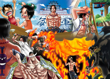 Ensky â€¢ One Piece â€¢ Fire Fist Aceã€€500 PCSã€€Jigsaw Puzzle