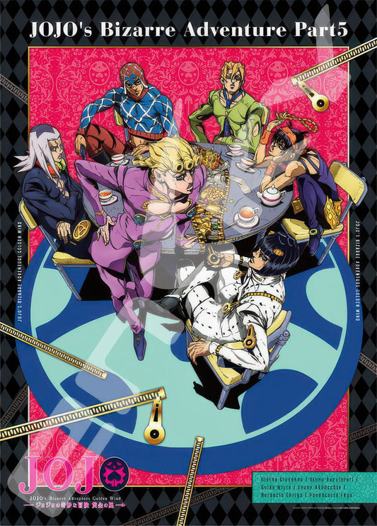 Ensky 500-336　JoJo's Bizarre Adventure • 5 Plus 1　500 Pieces Jigsaw Puzzle