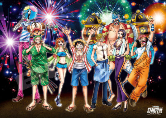 Ensky 500-346　One Piece • Straw Hat Pirates' Summer Vacation　500 Pieces Jigsaw Puzzle