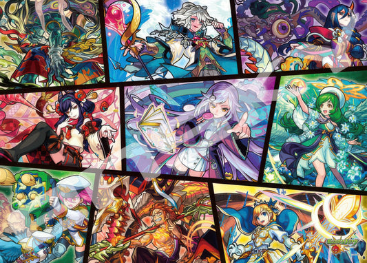 Ensky 500-349　Monster Strike Character Set　500 Pieces Jigsaw Puzzle