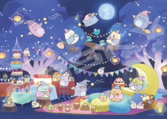 Ensky 500-383　Sumikko Gurashi • On a Blue Moonlit Night　500 Pieces Jigsaw Puzzle