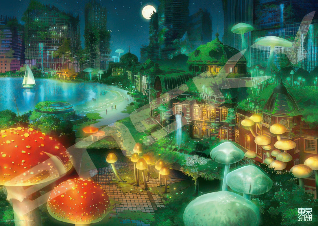 ensky-500-389-illustration-tokyo-station-mushroom-night-illusion-500-pieces-jigsaw-puzzle