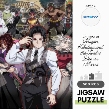 ensky-500-706-demon-slayer-kimetsu-no-yaiba-muzan-kibutsuji-and-the-twelve-demon-moons-500-pieces-jigsaw-puzzle